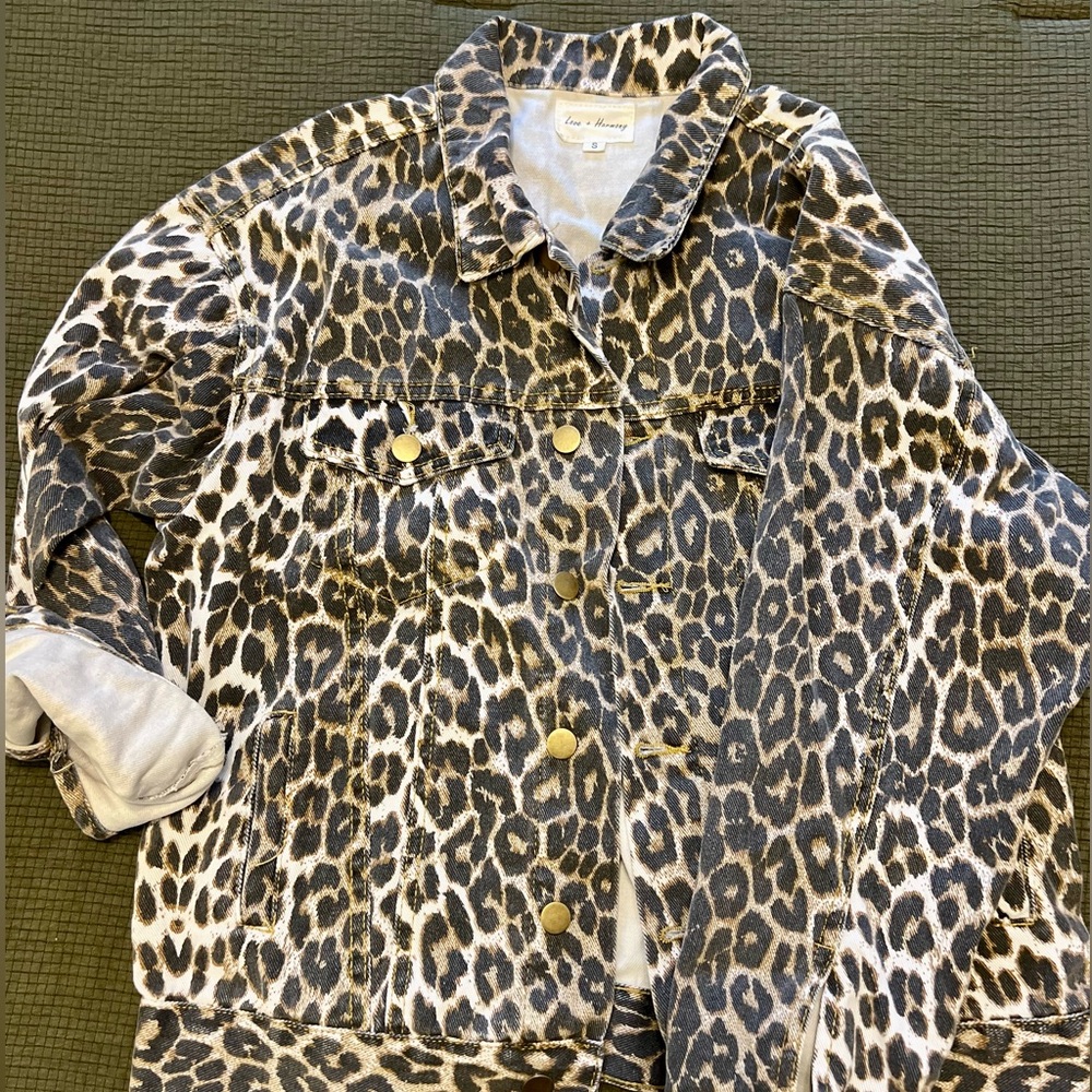 Love and Harmony size S denim jacket